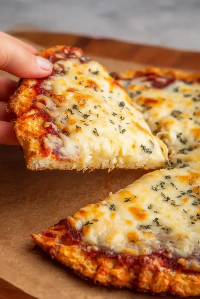3-Ingredient Cottage Cheese Pizza Crust