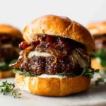 5-ingredient French onion burgers