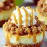 Apple Crisp Mini Cheesecakes