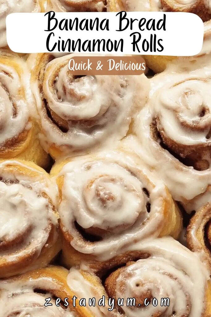 Banana Bread Cinnamon Rolls