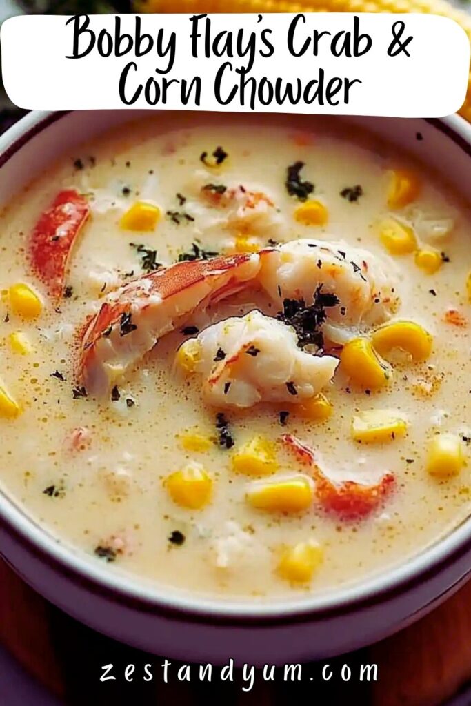 Bobby Flay’s Crab & Corn Chowder