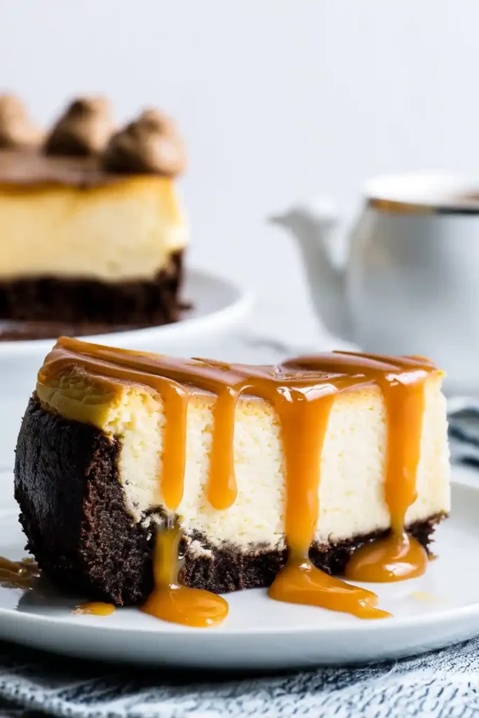 Caramel Brownie Cheesecake