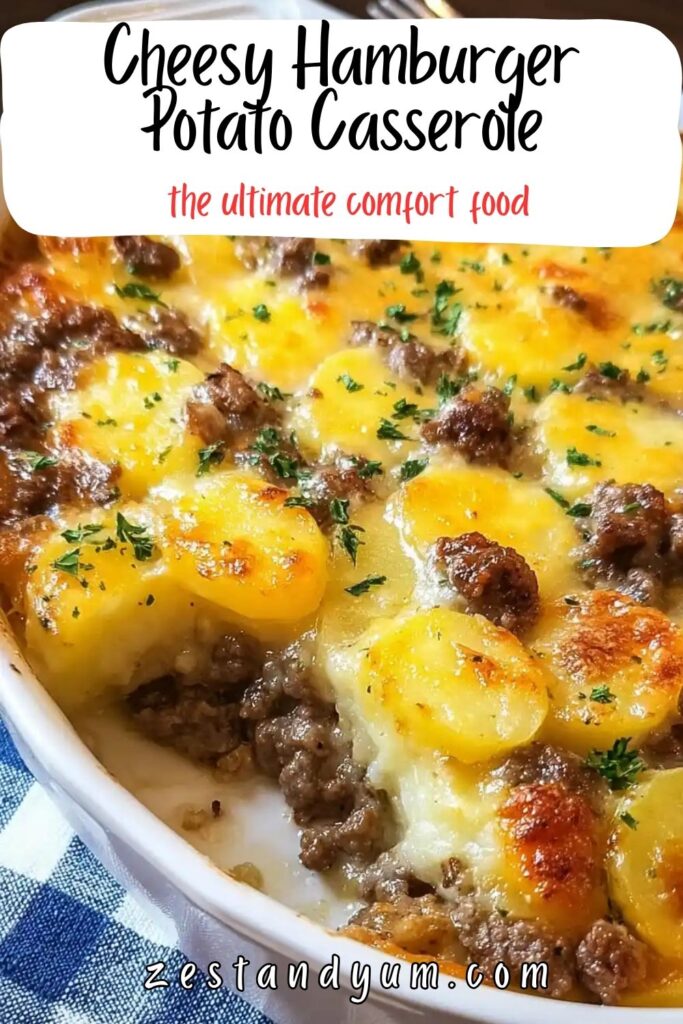 Cheesy Hamburger Potato Casserole
