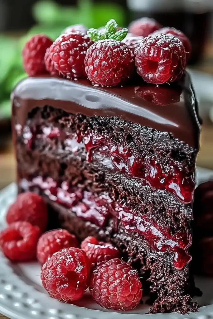 Chocolate Raspberry Cake