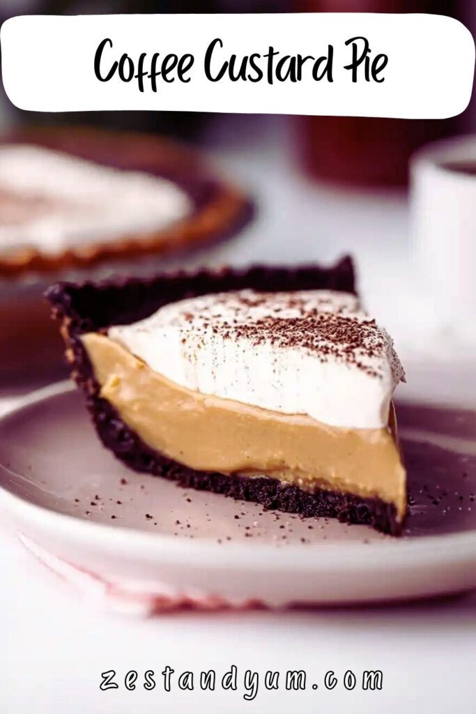 Coffee Custard Pie