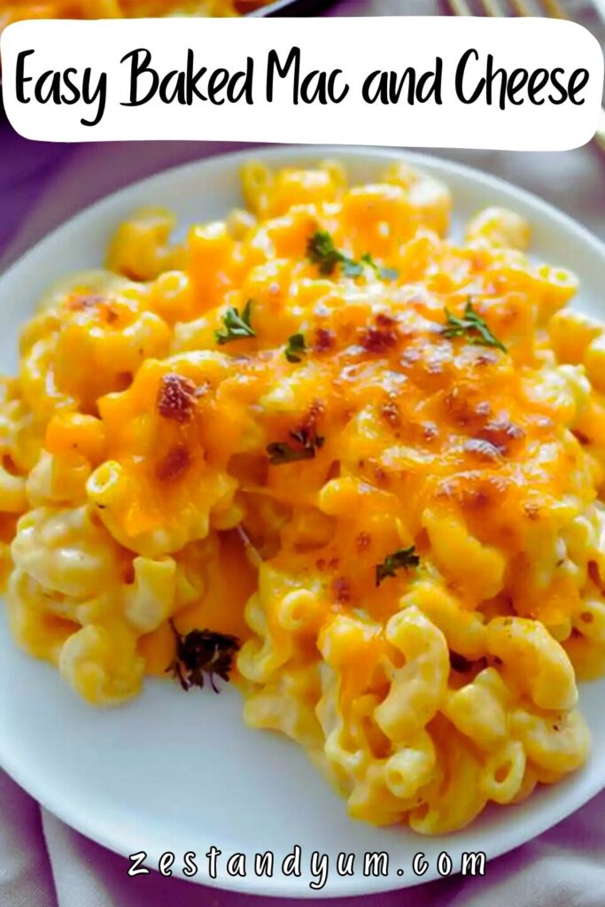 Easy Baked Mac and Cheese