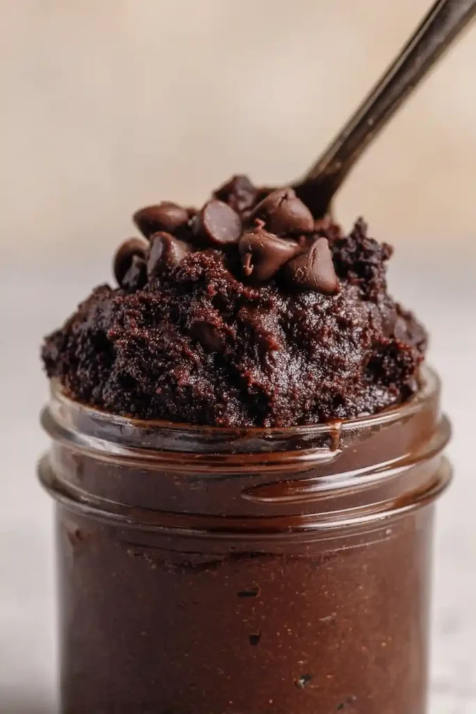 healthy edible brownie batter,