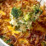 French Onion Broccoli Cheese Casserole