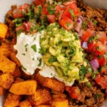 Ground Beef Bowl with Cottage Cheese