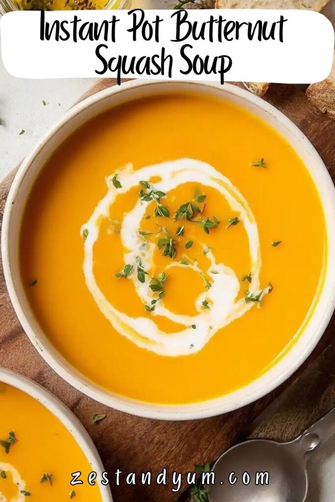 Instant Pot Butternut Squash Soup