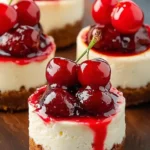 Mini Cherry Cheesecakes