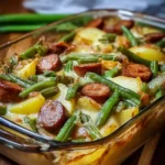 Sausage Green Bean Potato Casserole