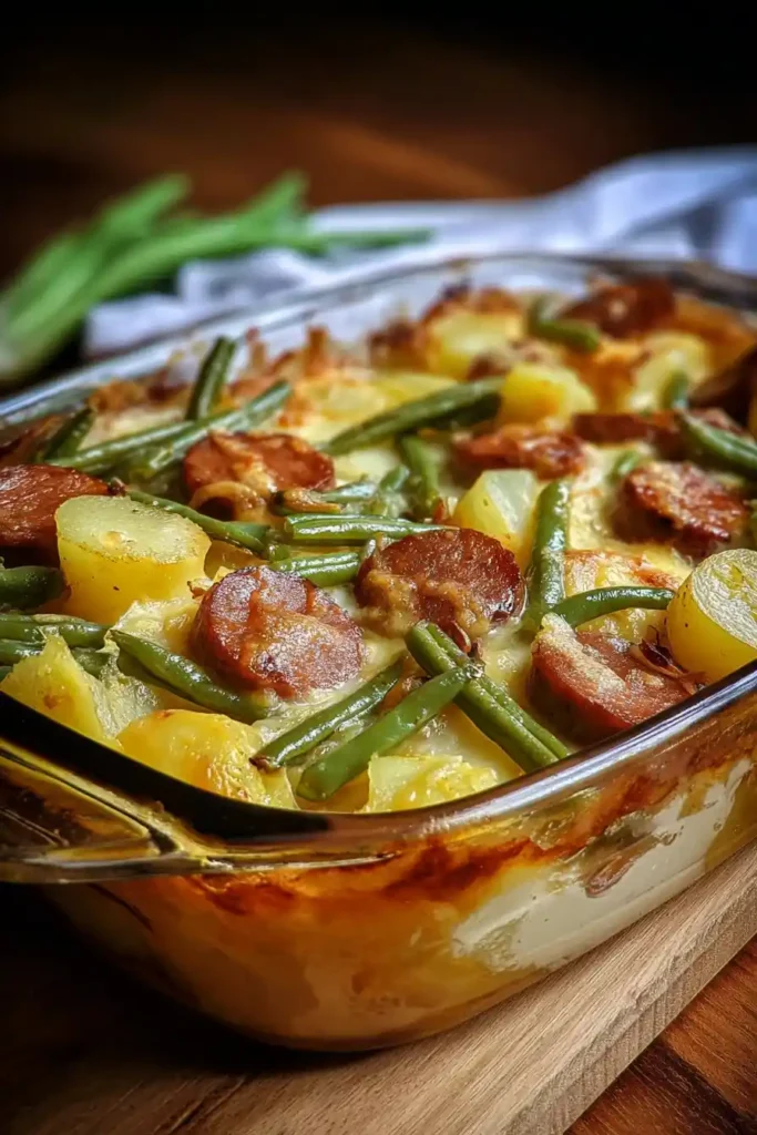 Sausage Green Bean Potato Casserole