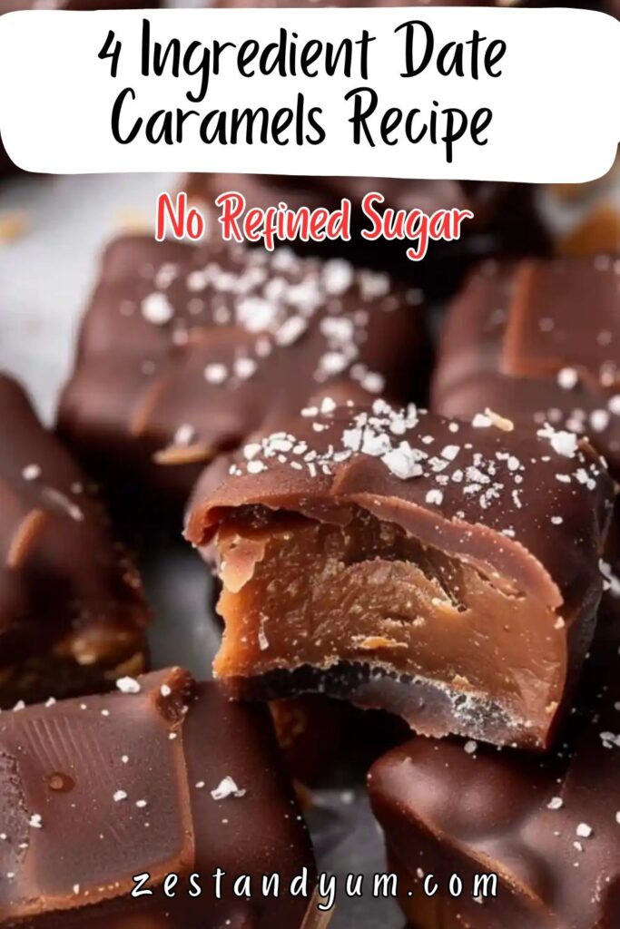 4 Ingredient Date Caramels Recipe