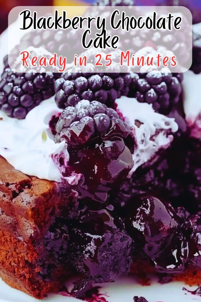 Blackberry Chocolate Cake