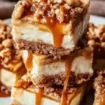 Caramel Apple Cheesecake Bars