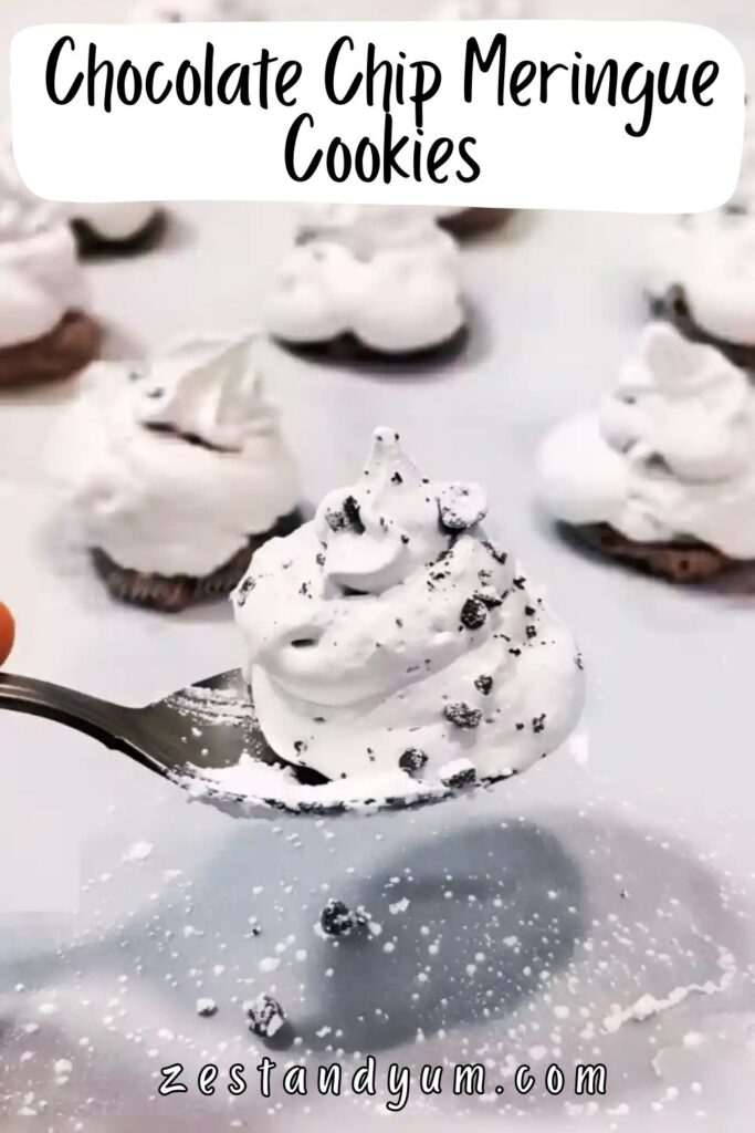 Chocolate Chip Meringue Cookies