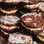 Chocolate Peppermint Sandwich Cookies
