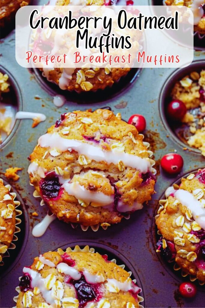 Cranberry Oatmeal Muffins