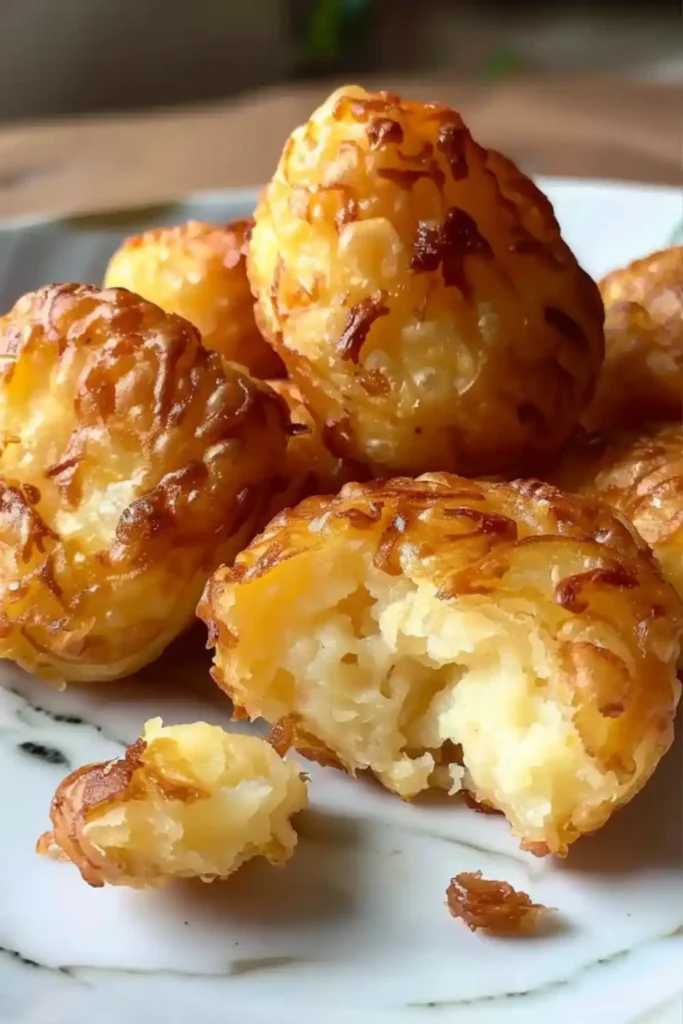 Crispy Mashed Potato Cheese Puffs