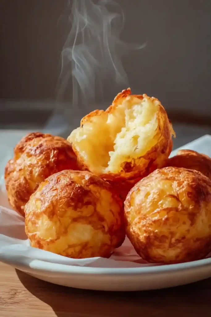 Crispy Mashed Potato Cheese Puffs