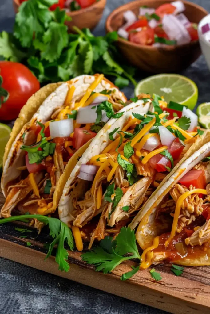 Crock Pot Chicken Tacos