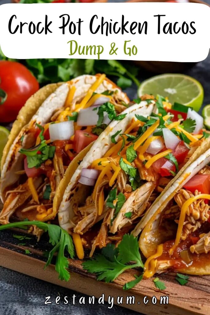Crock Pot Chicken Tacos