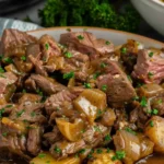Crock Pot Garlic Butter Steak Bites
