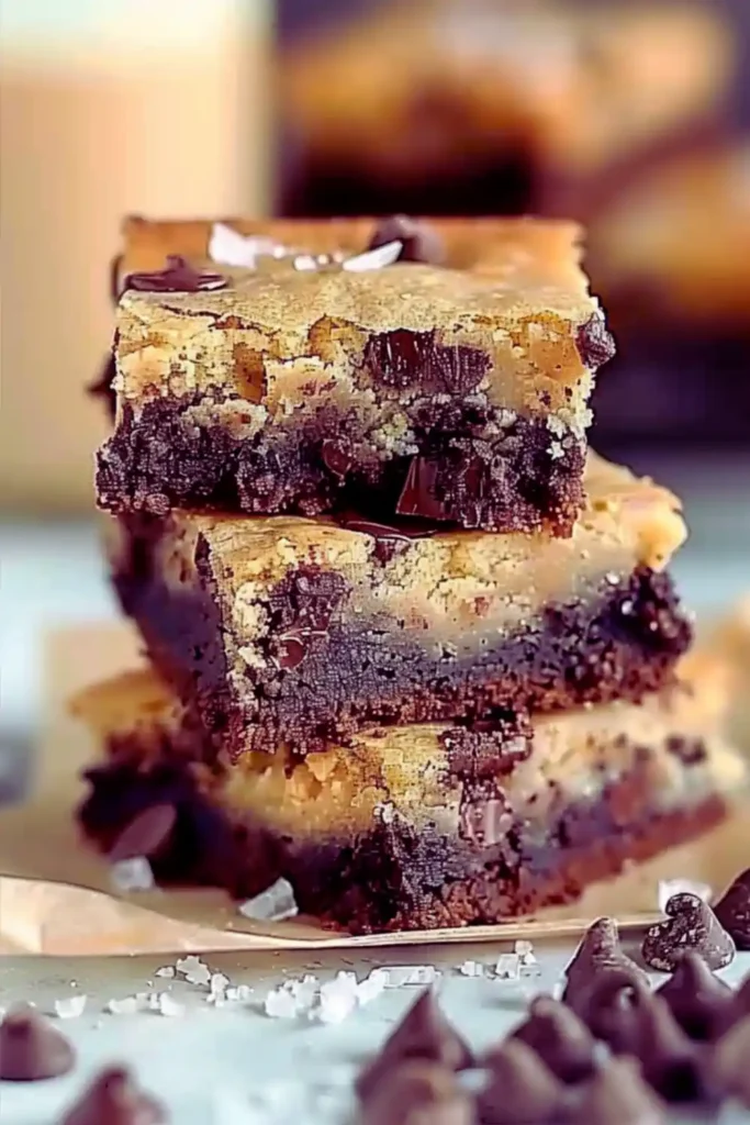 Double Layer Vegan Brookies