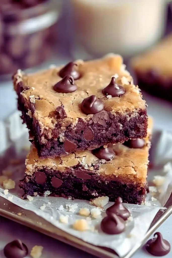 Double Layer Vegan Brookies