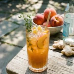 Ginger Peach Sparkler