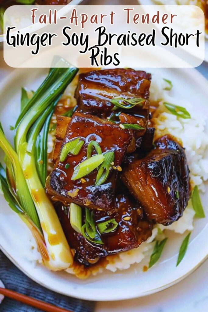Ginger Soy Braised Short Ribs