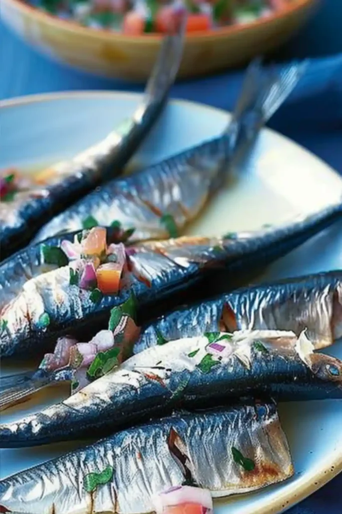 Grilled Sardines with Lemon Salsa