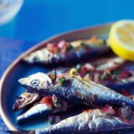 Grilled Sardines with Lemon Salsa