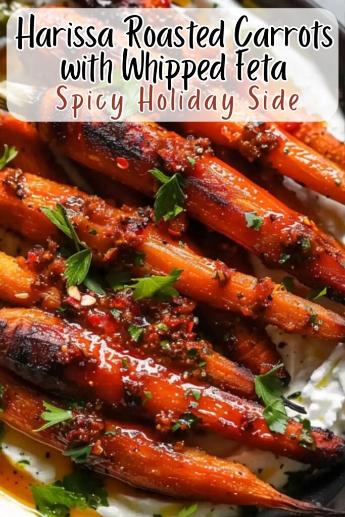 Harissa Roasted Carrots with Whipped Feta