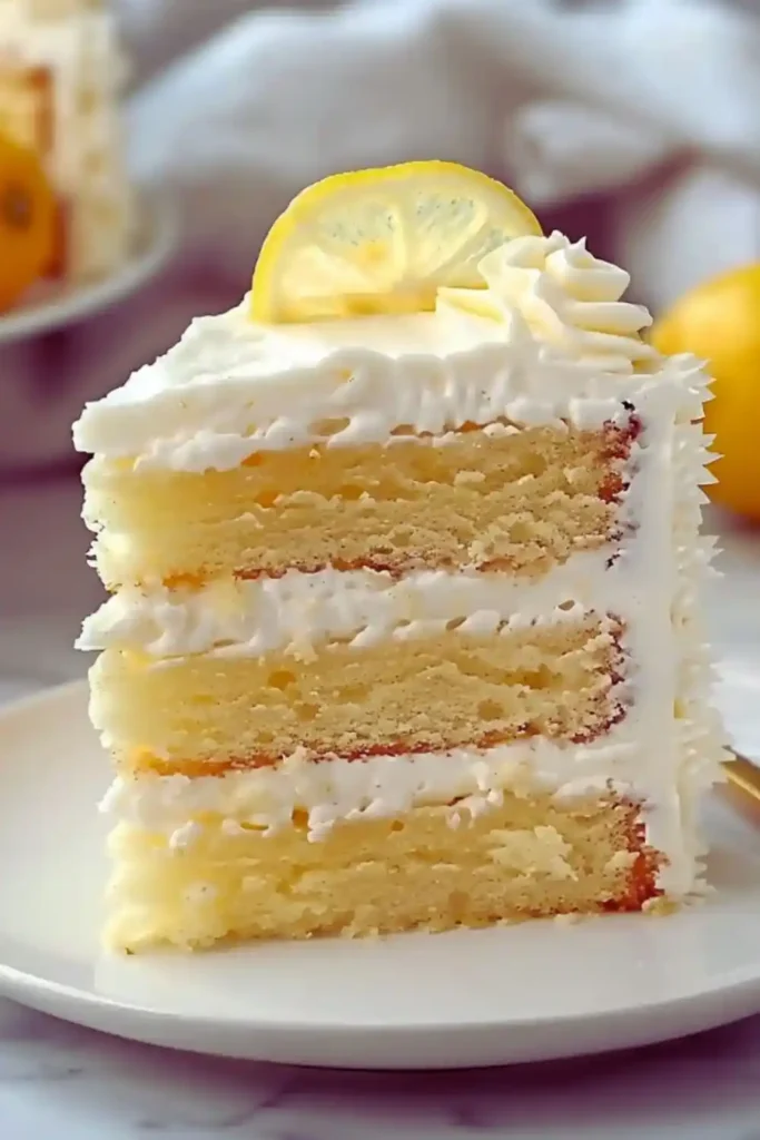 Italian Lemon Cream Cake