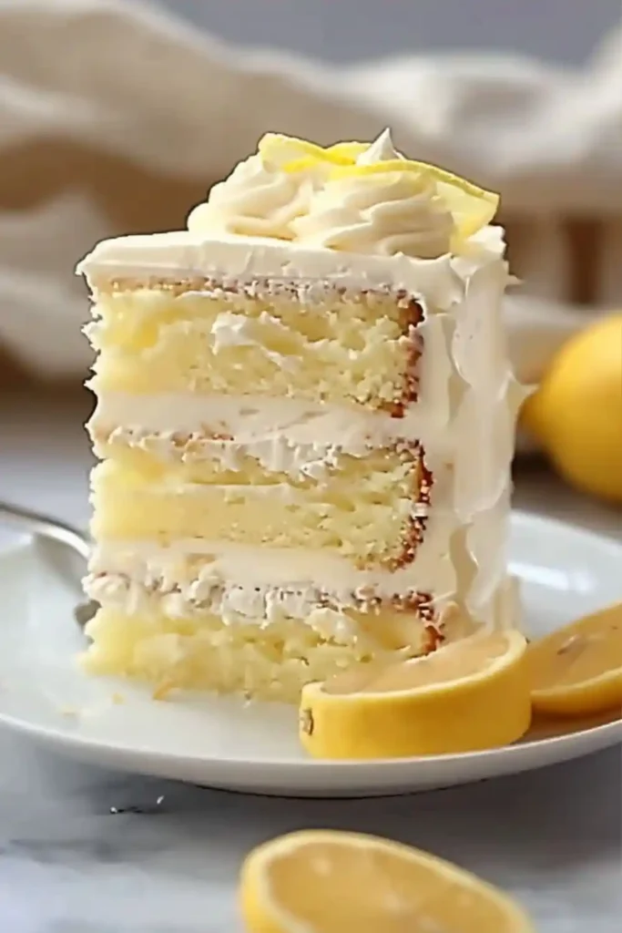 Italian Lemon Cream Cake