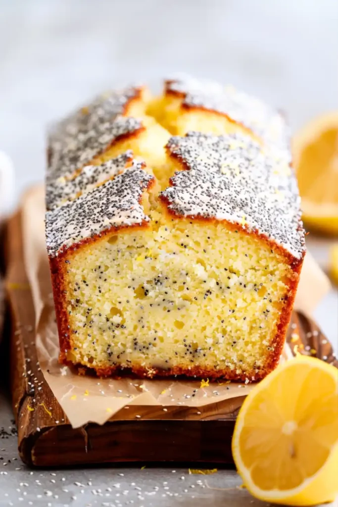 Lemon Poppy Seed Pound Cake