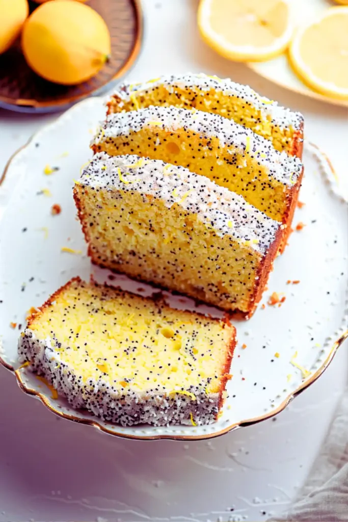Lemon Poppy Seed Pound Cake