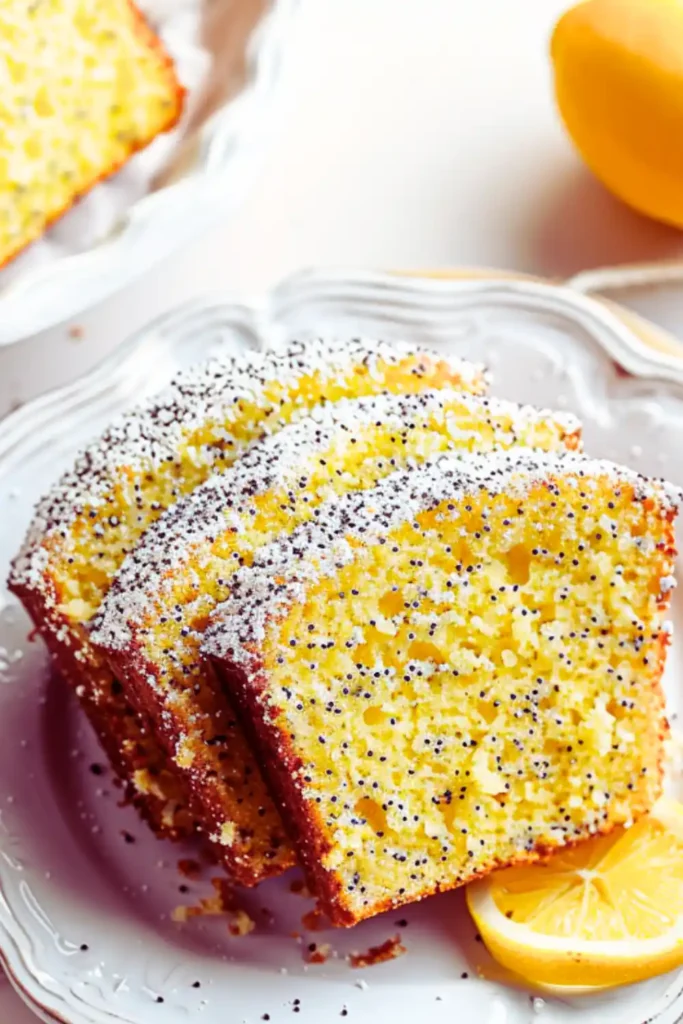 Lemon Poppy Seed Pound Cake