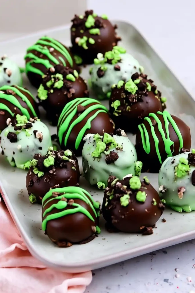 Mint Oreo Truffles