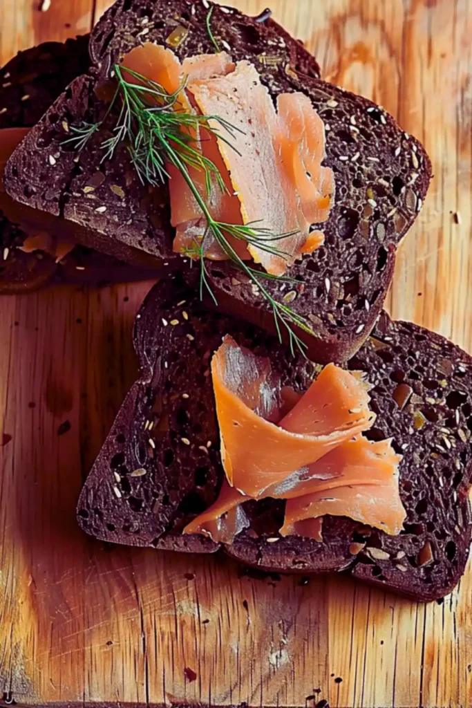 No Knead Black Bread