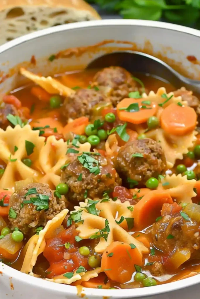 Old-Fashioned Meatball Stew