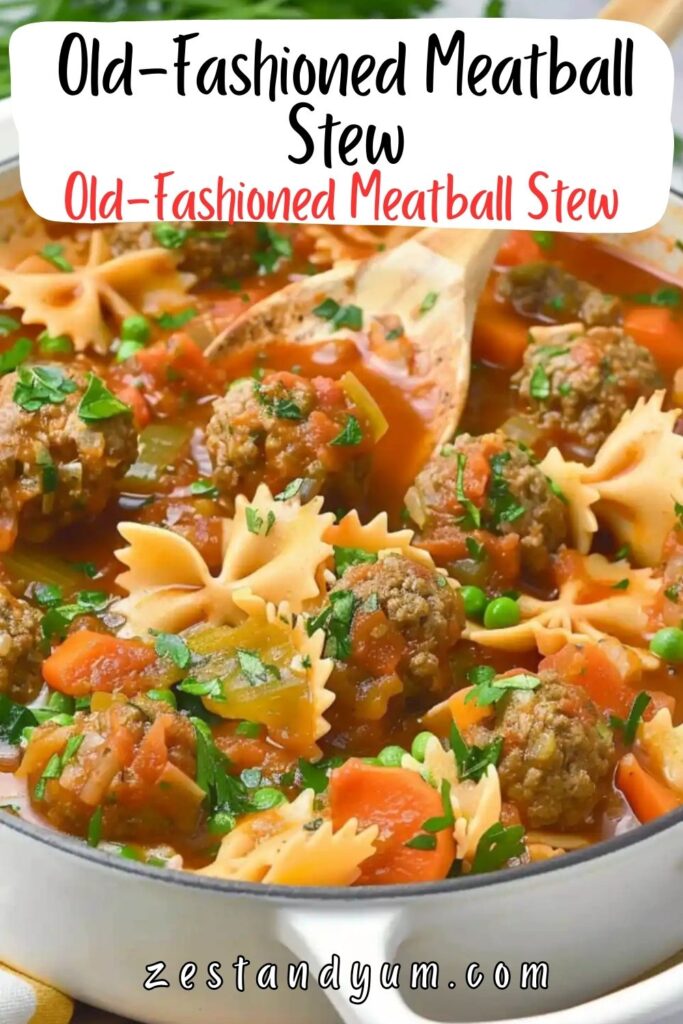 Old-Fashioned Meatball Stew