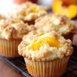 Peach Cobbler Muffins