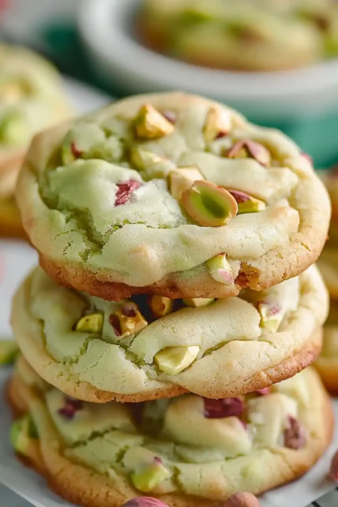 Pistachio Pudding Cookies