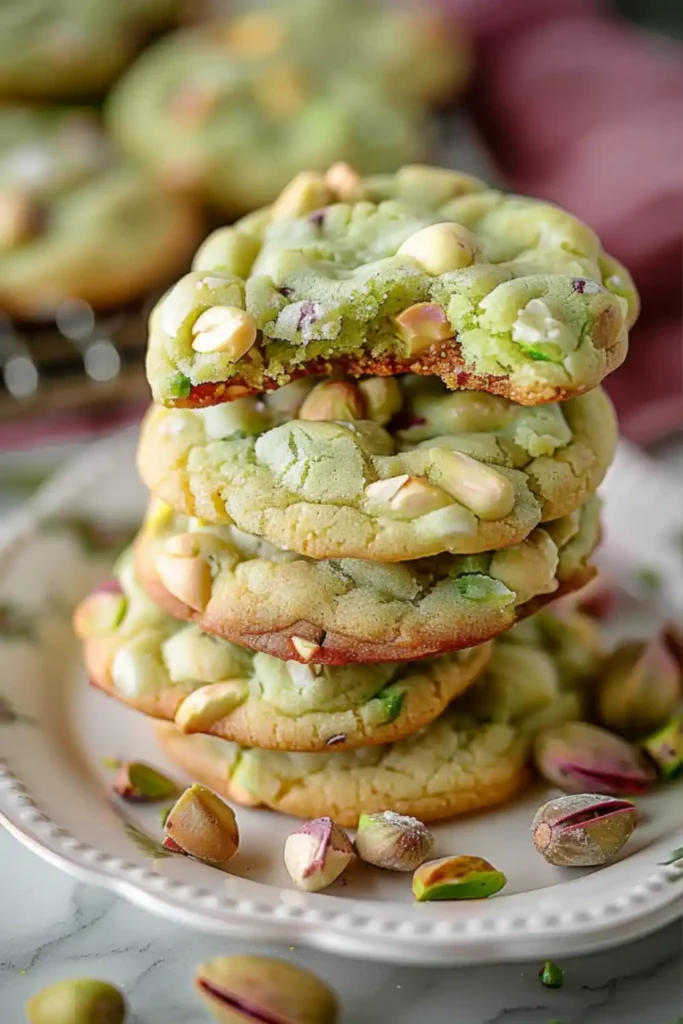 Pistachio Pudding Cookies