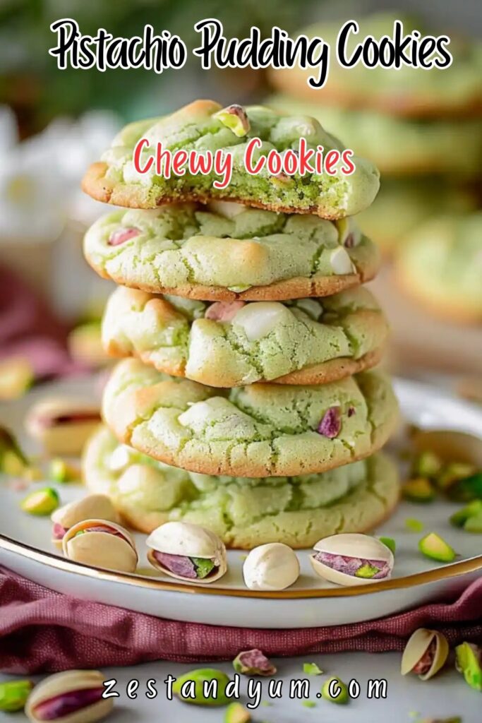 Pistachio Pudding Cookies