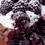 Quick Blackberry Chocolate Cake