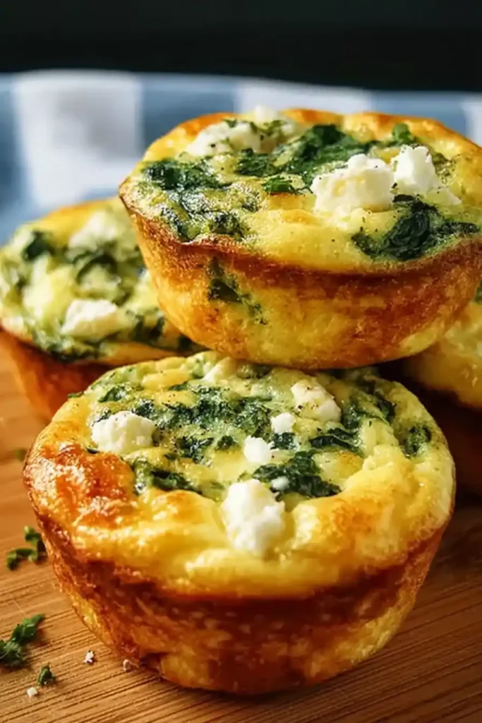 Savory Spinach and Feta Egg Muffins